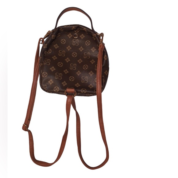Mini Backpack LV insp with tan straps, NWOT - Picture 11 of 14